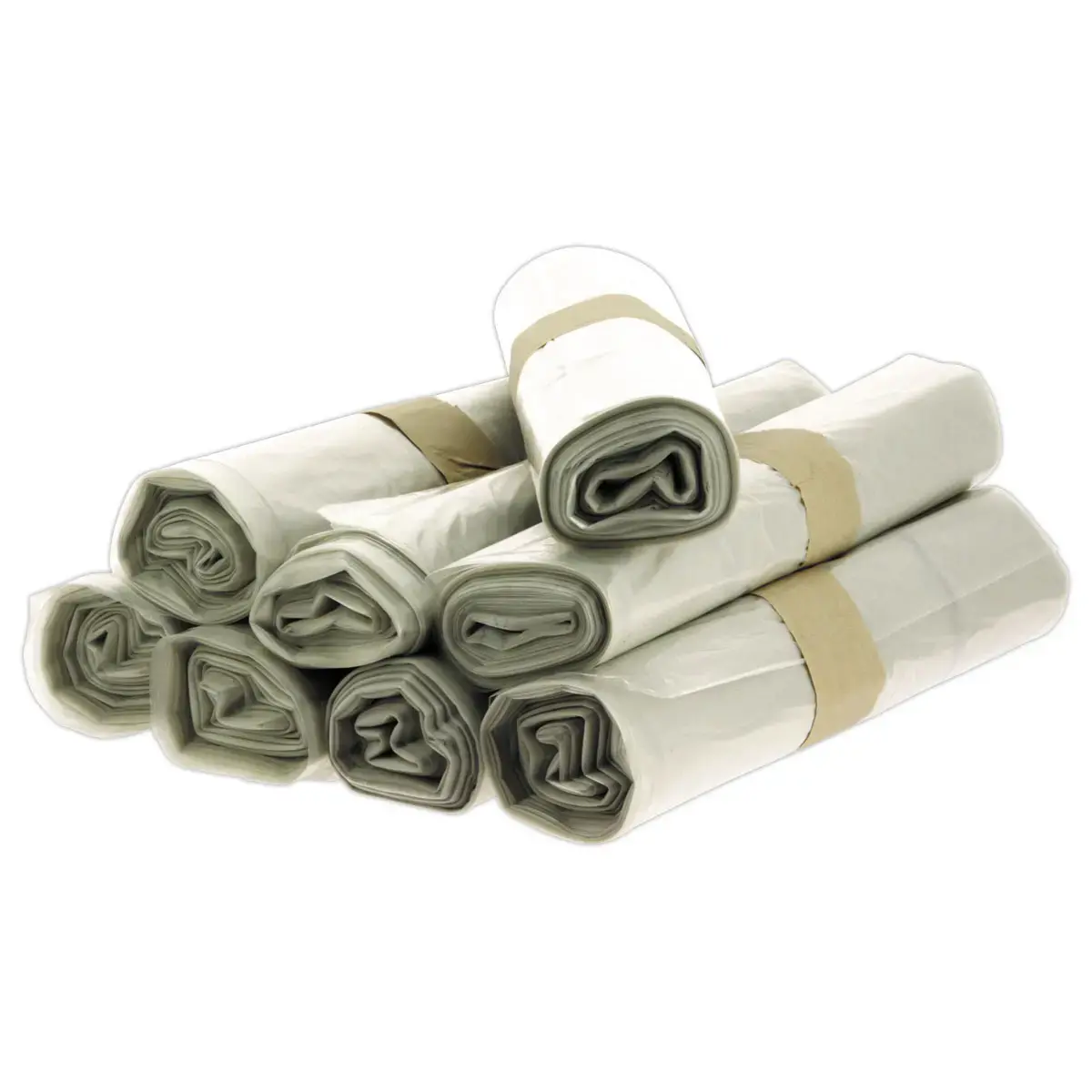 200 Sacs poubelle transparents ultra-résistants - 110L - Sphere Alfapac