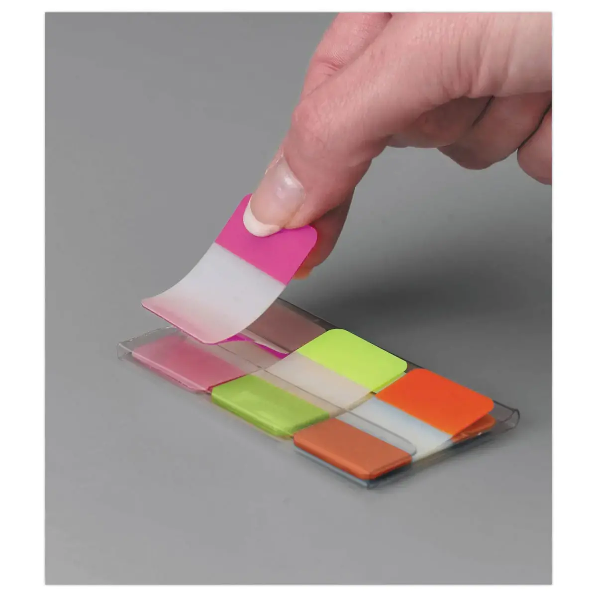 Marque-pages rigides 2,5 x 3,8 cm - Fluo - Post-It