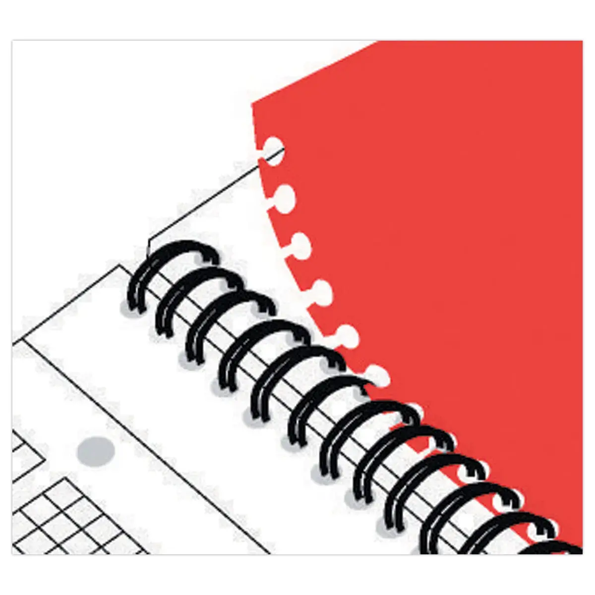 Cahier A4 Filingbook - 5x5 - 80g - Oxford International