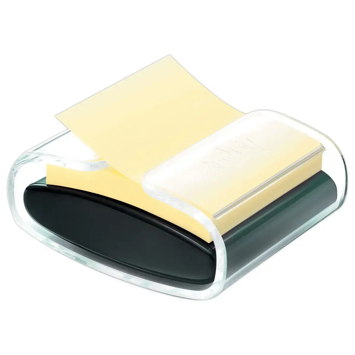 Blocs Notes recyclées 76x76mm jaunes + dévidoir Millenium - POST-IT
