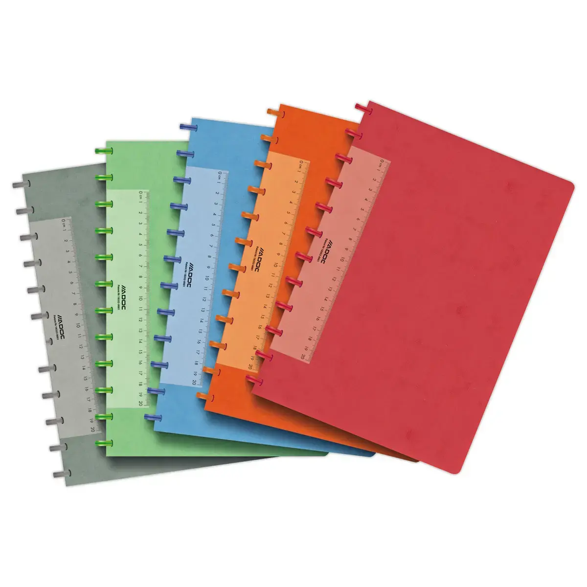 Cahier couverture carte ADOC A4, ligné,144 pages