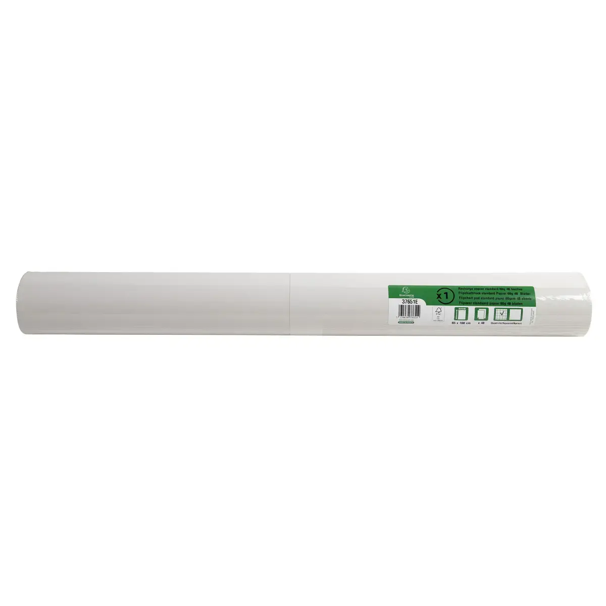 5 Recharges quadrill&eacute;es pour chevalet de conf&eacute;rence - 56 g - EXACOMPTA 