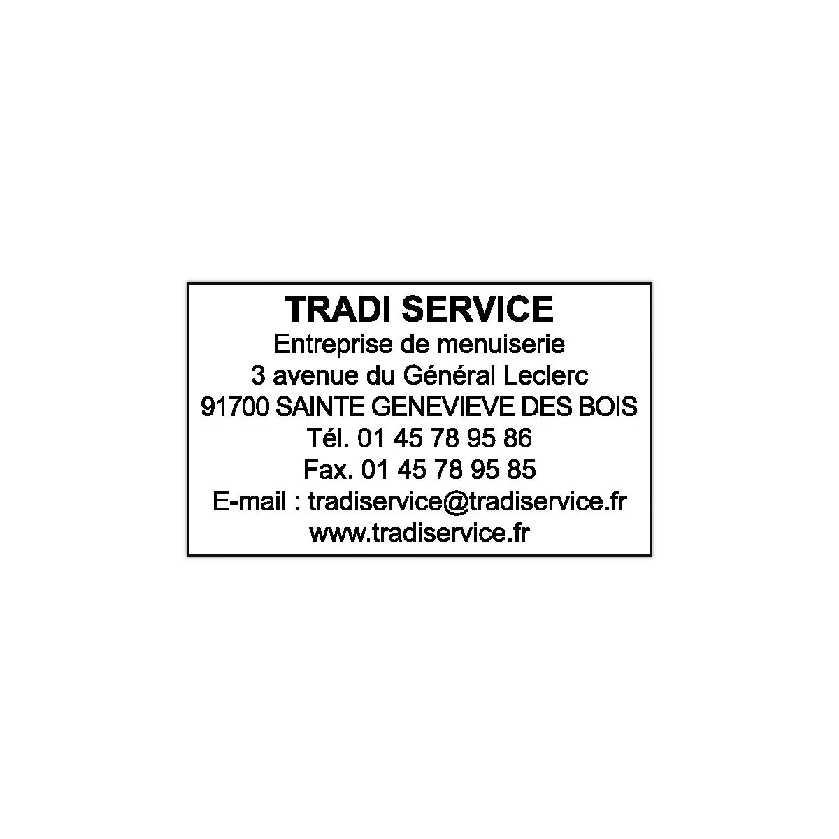 Tampon personnalisable professionnel Métal Line 5206 - 8 lignes - TRODAT