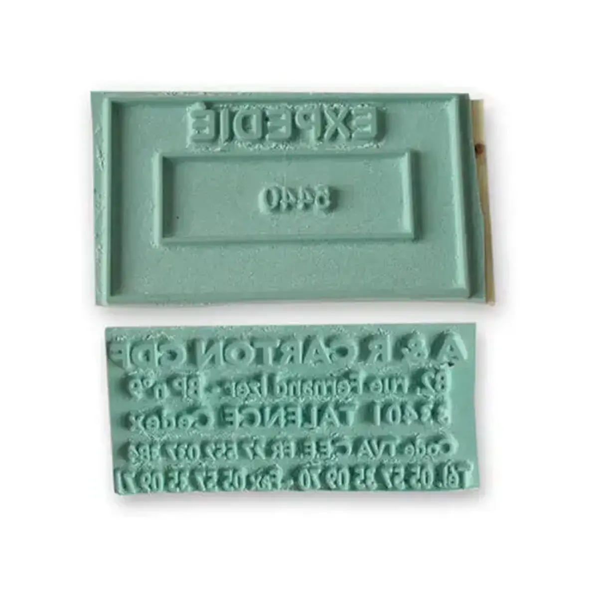 Plaque Caoutchouc seule - 1 ligne