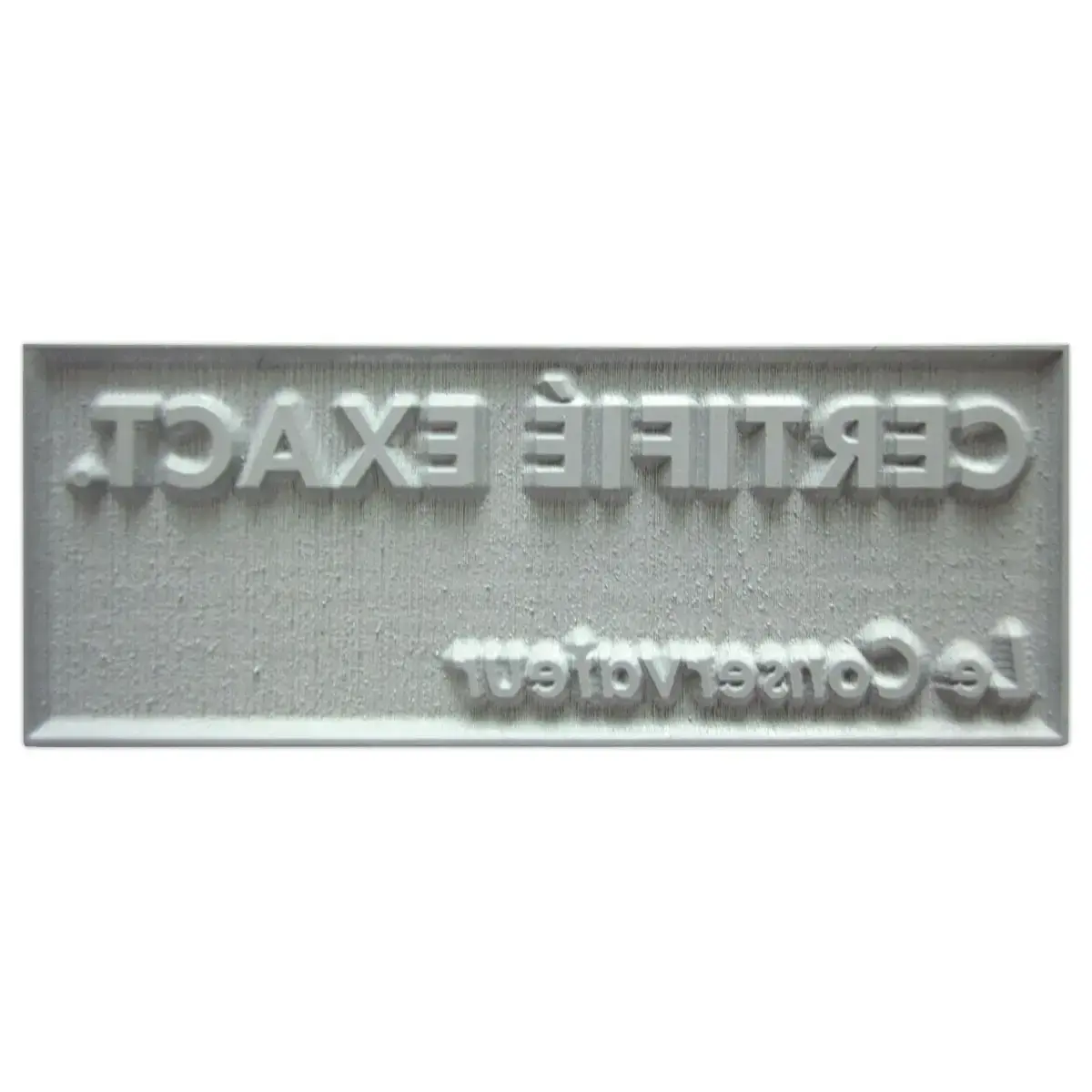 Plaque caoutchouc pour tampon - 1/2 lignes