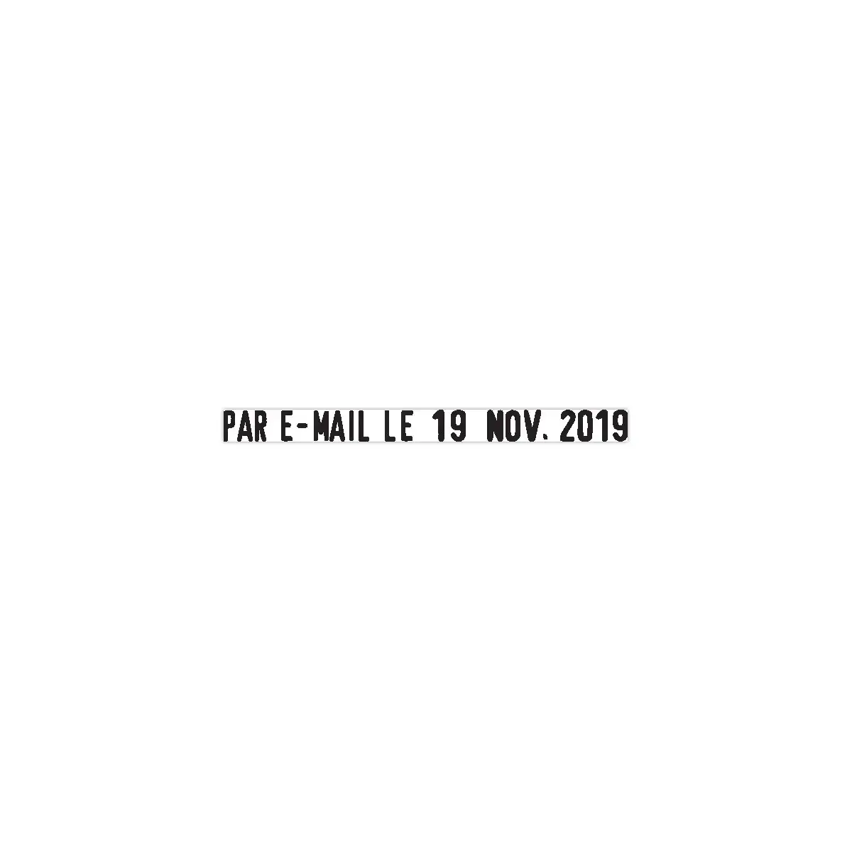 Tampon dateur multiformules Printy-Dater - texte noir - TRODAT 