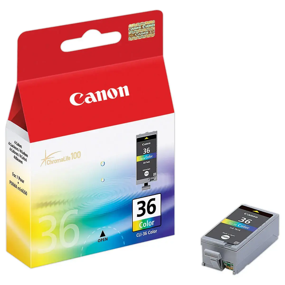 Cartouche - Cli 36 3 couleurs - CANON 