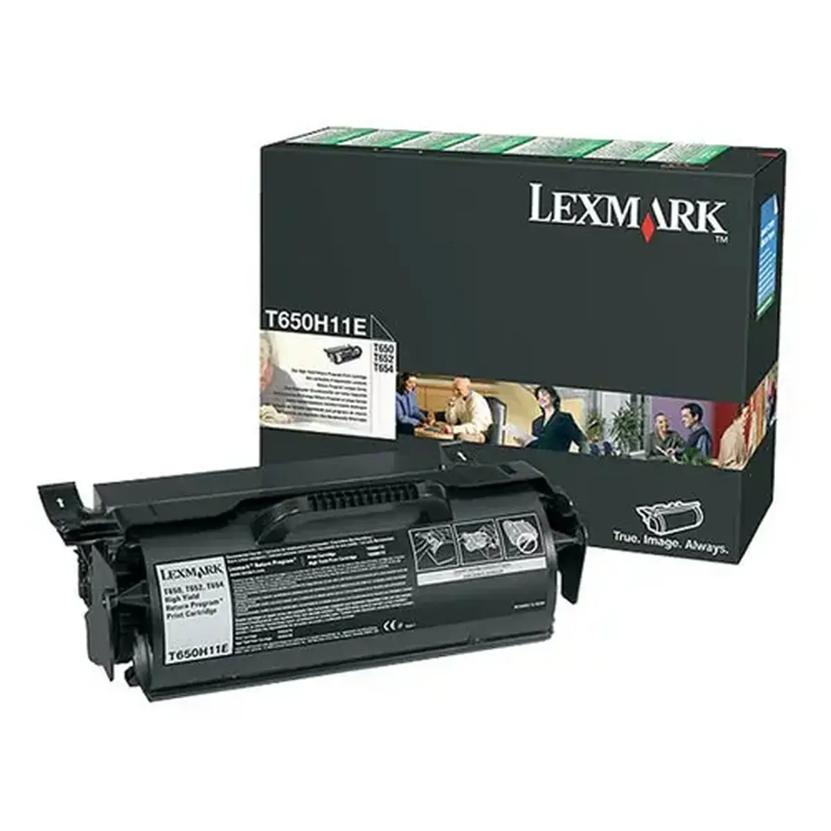 Toner LEXMARK noir HC T650H11E