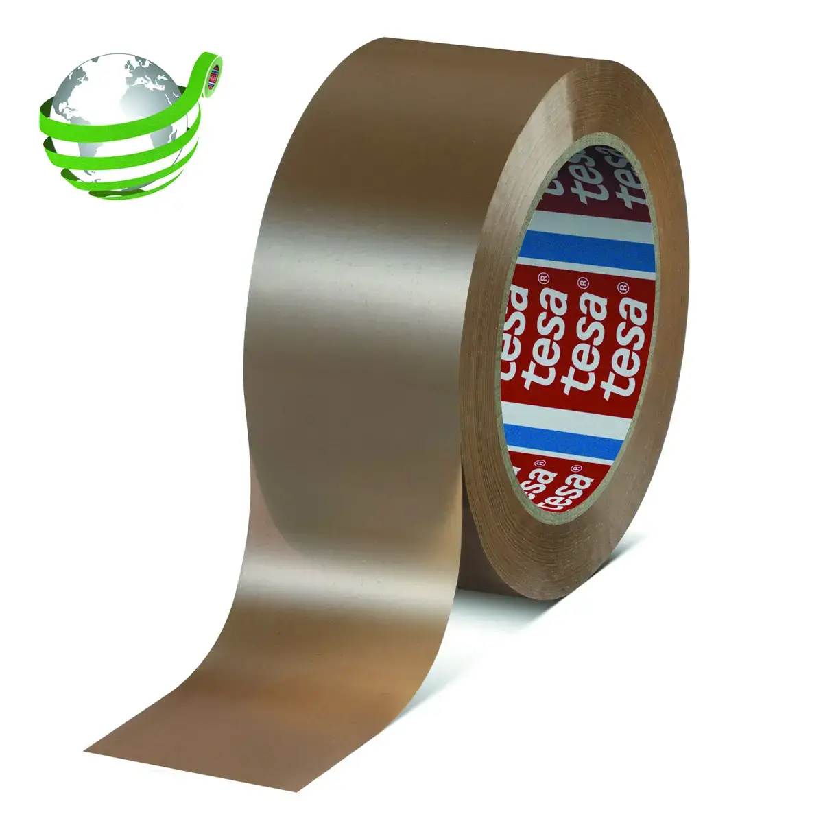 6 Adhésif d'emballage PET recyclé transparent 132M x 50 mm