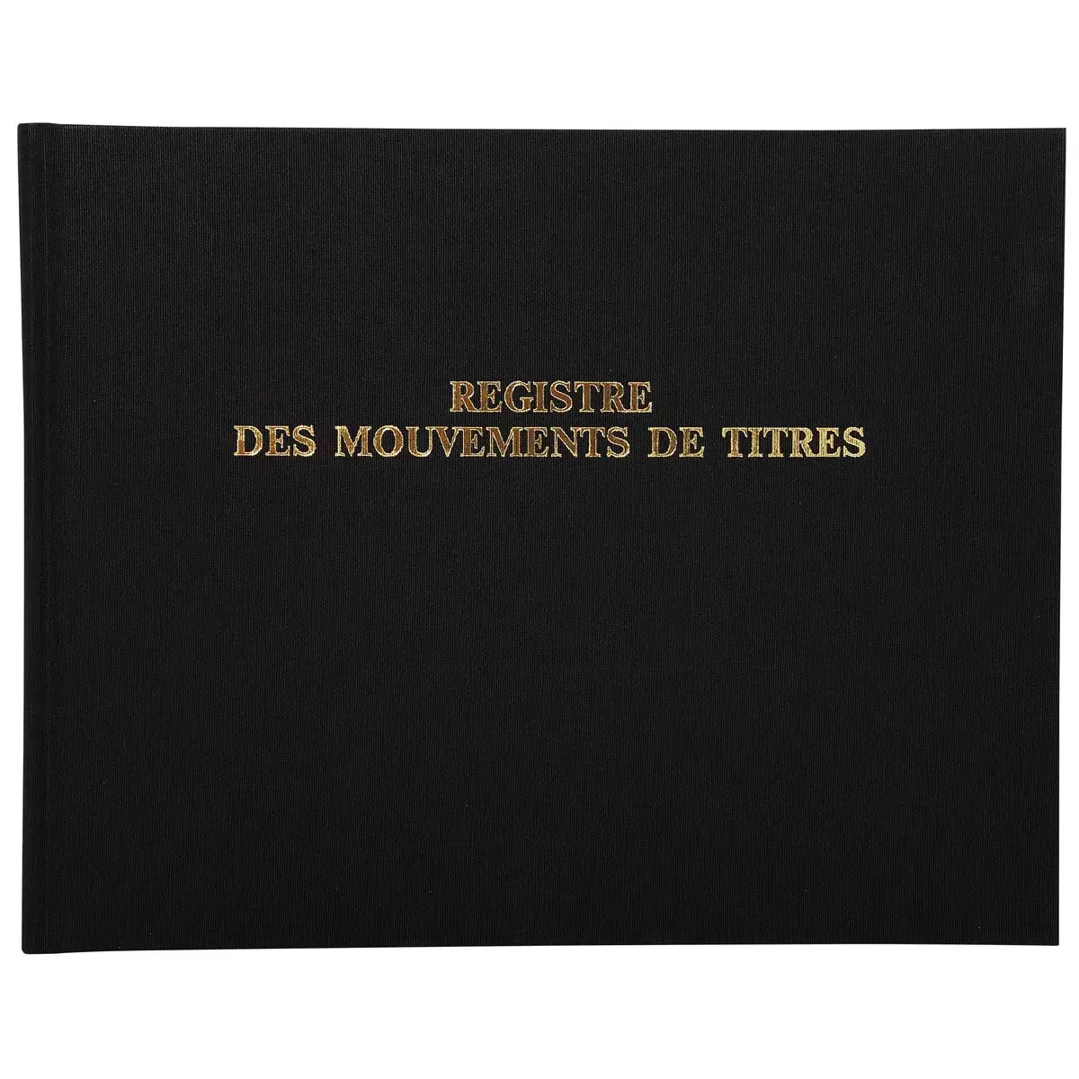Registre 24x32cm - Mouvements de titres 100 pages - EXACOMPTA 