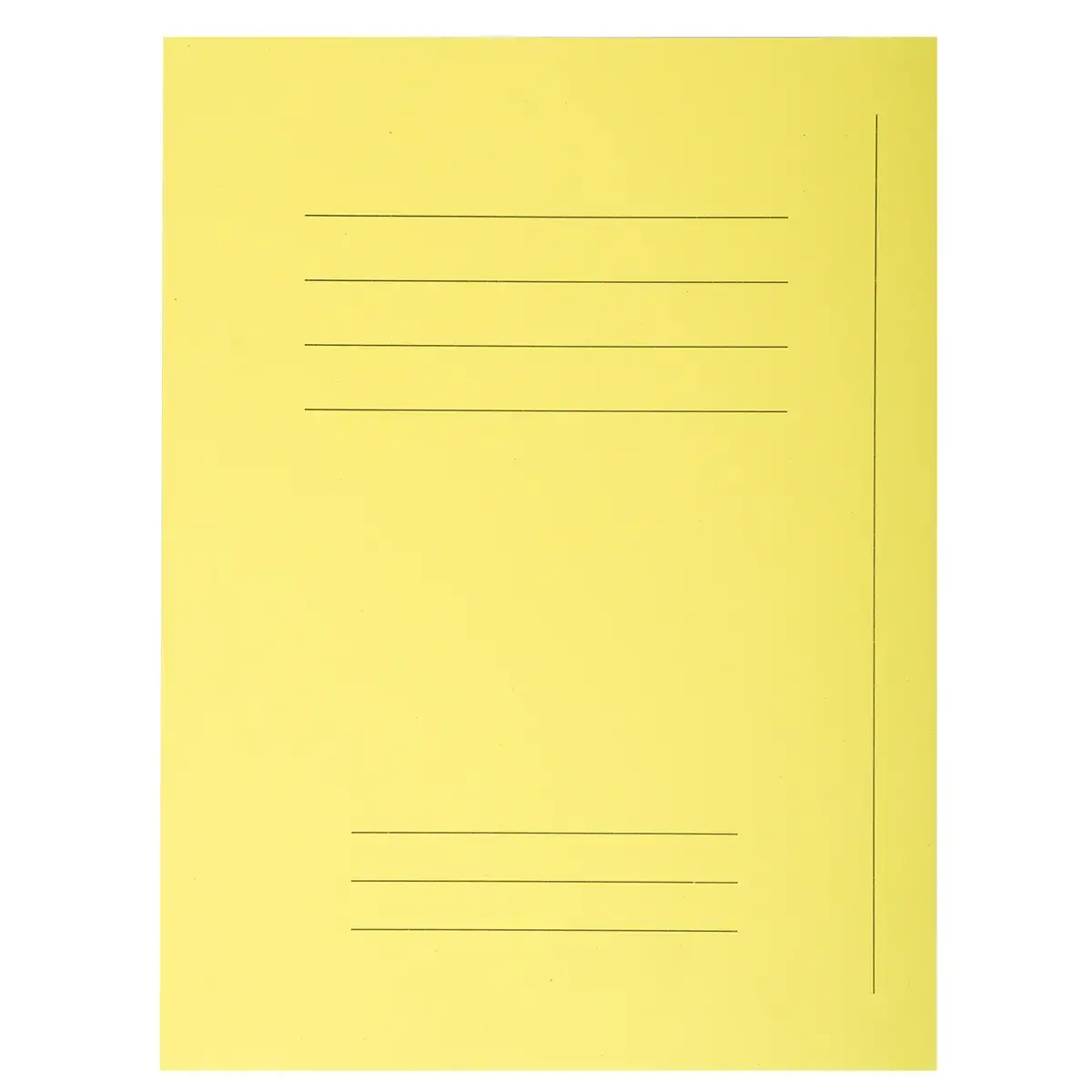Paquet 50 chemises Forever® 220 100% recyclé avec impression - 24x32cm - Jaune - EXACOMPTA