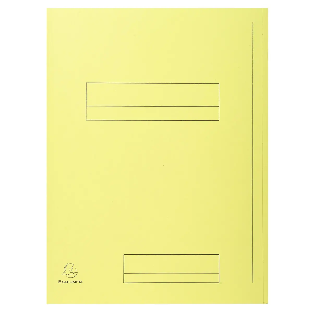 Paquet de 50 chemises imprimées 2 rabats SUPER 210 - 24x32cm - Canari - EXACOMPTA