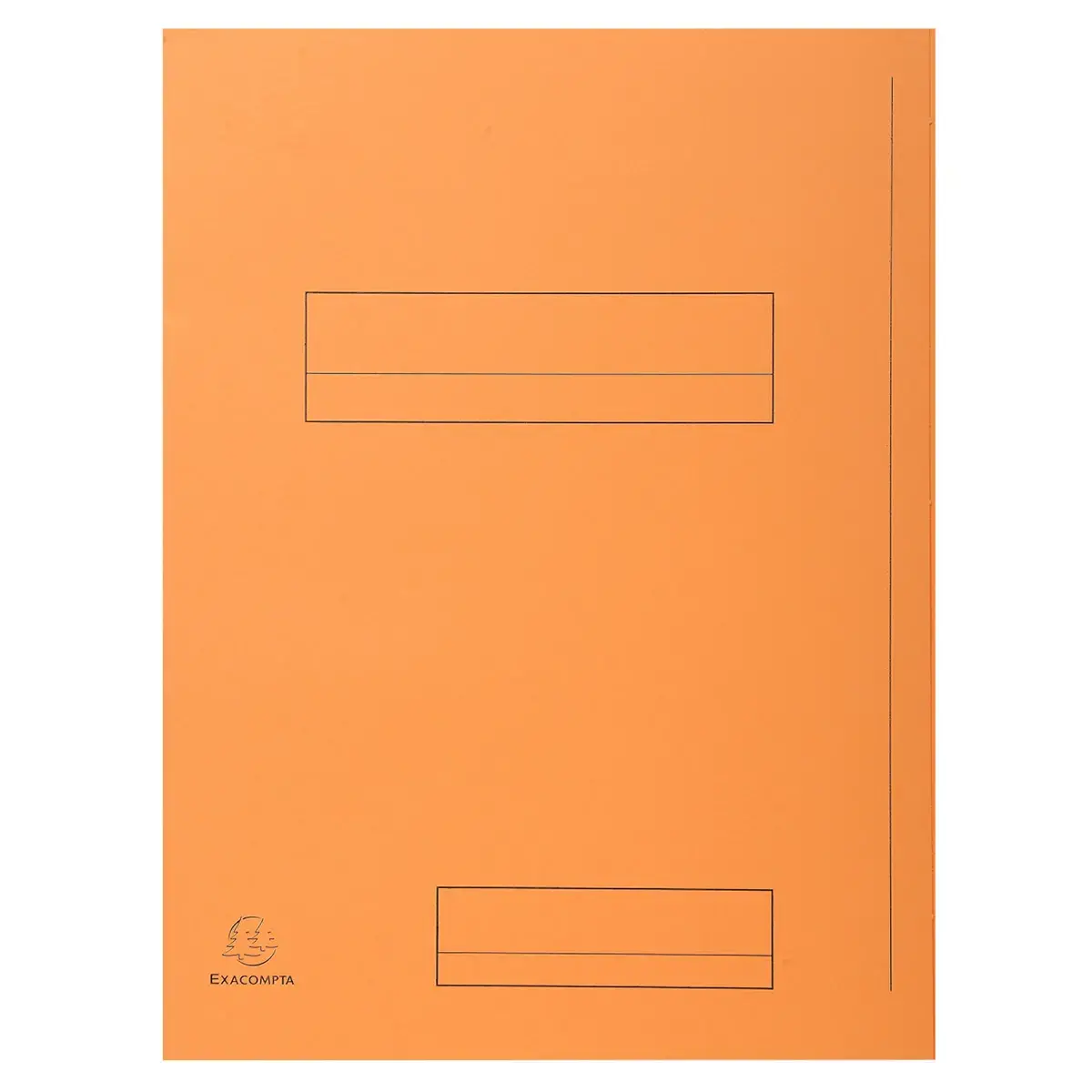 Paquet de 50 chemises imprimées 2 rabats SUPER 210 - 24x32cm - Orange - EXACOMPTA