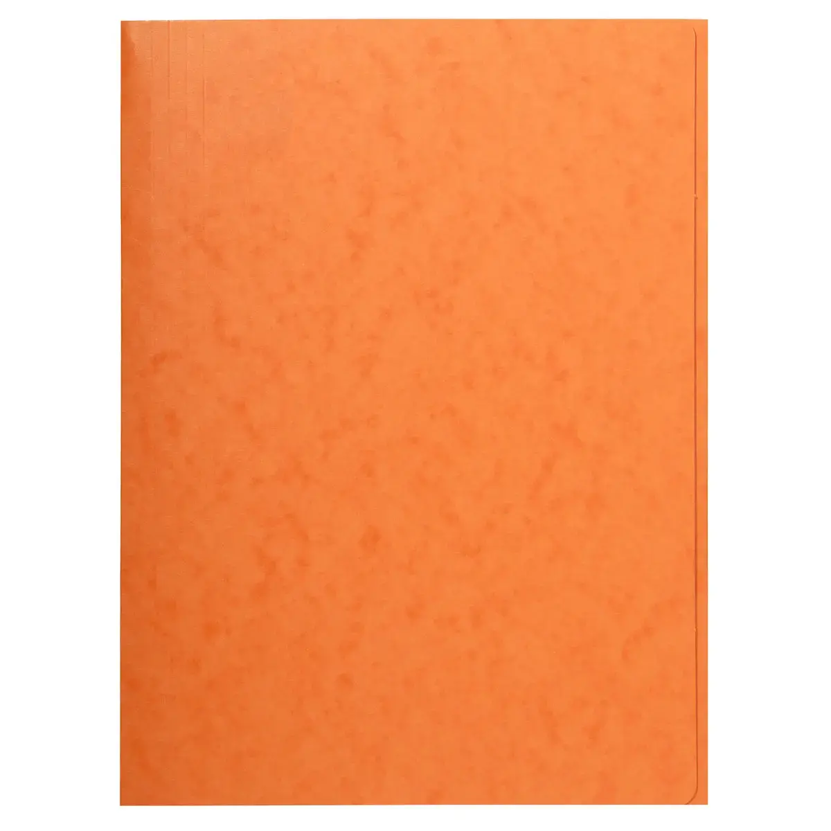 Chemise simple sans élastique avec 3 rabats carte lustrée 400gm² - A4 - Orange - EXACOMPTA