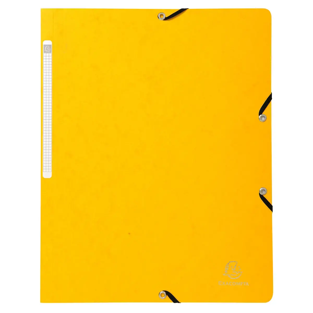 Chemise à élastique sans rabat carte lustrée 400gm² - A4 - Jaune - EXACOMPTA
