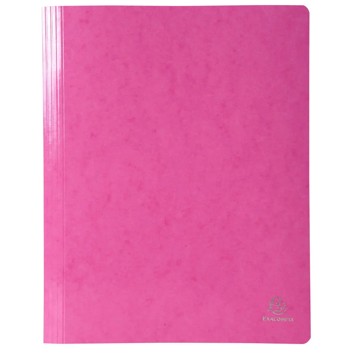 Chemise à lamelle carte lustrée pelliculée 355gm² Iderama - A4 - Rose - EXACOMPTA