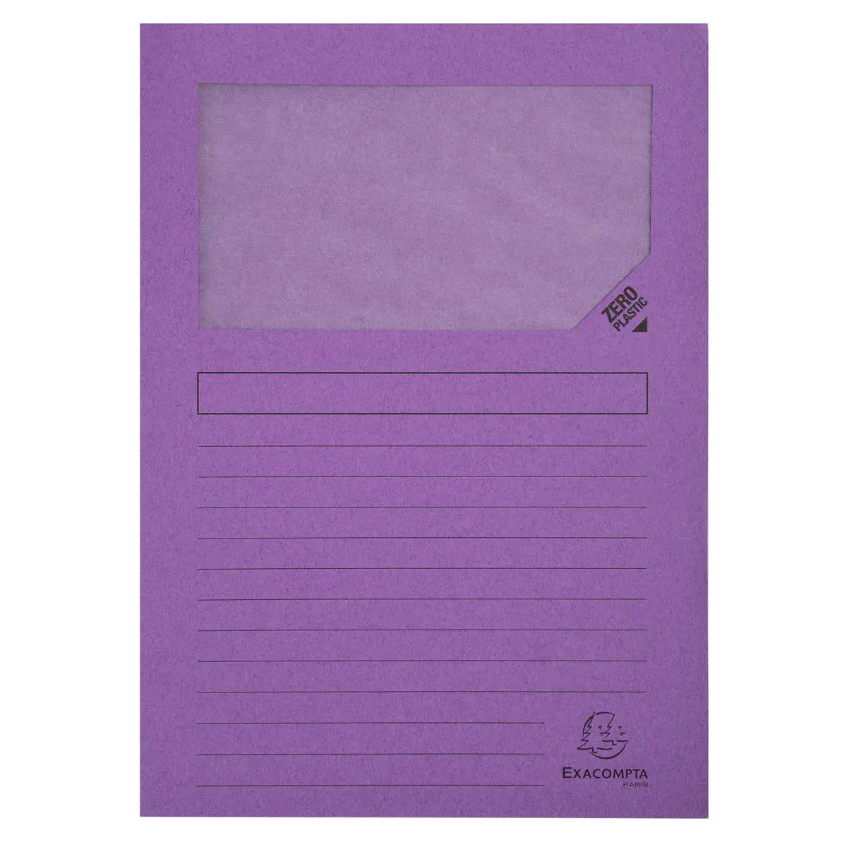Paquet de 100 chemises à fenetre Forever® - 22x31cm - Lilas - EXACOMPTA