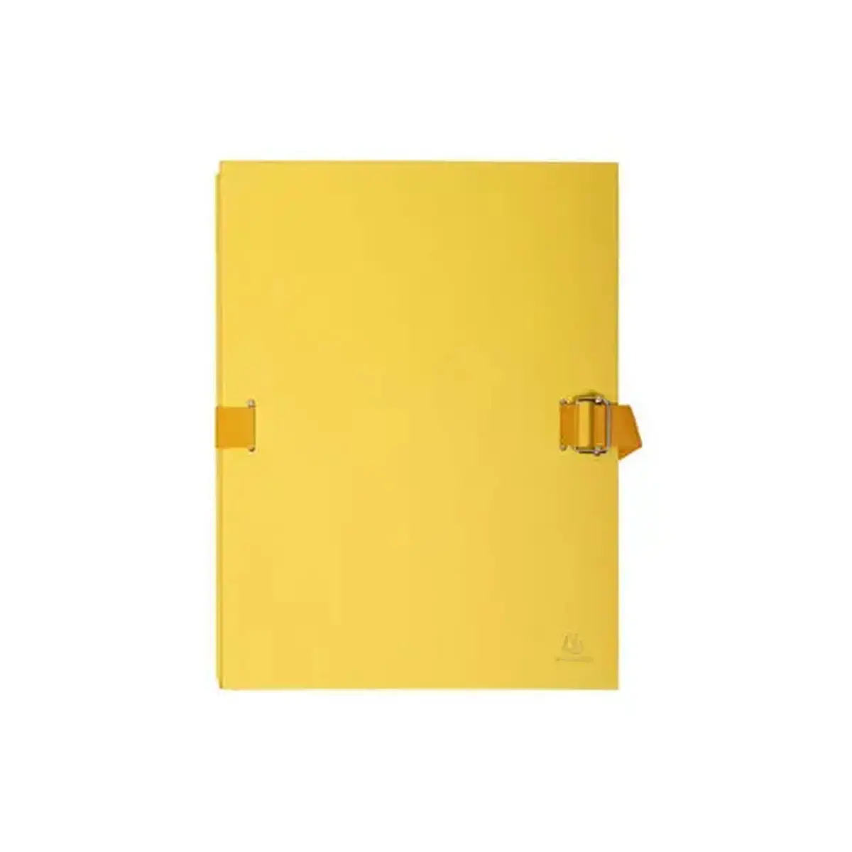 Chemise dos extensible avec rabat papier - 24x32cm - Jaune - EXACOMPTA