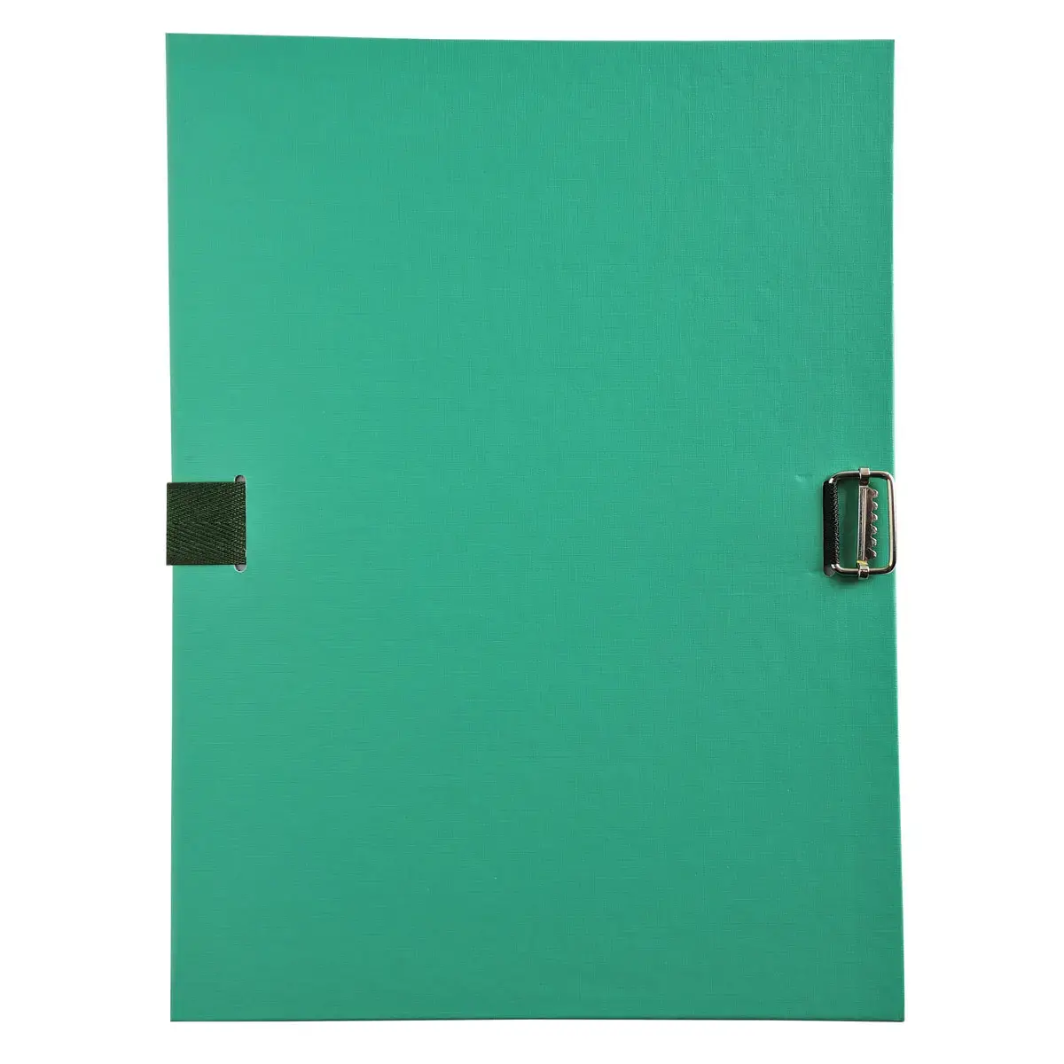 Chemise à sangle dos extensible avec rabat en pied et boucle à coulisseau cranté - polypropylène - Vert - EXACOMPTA