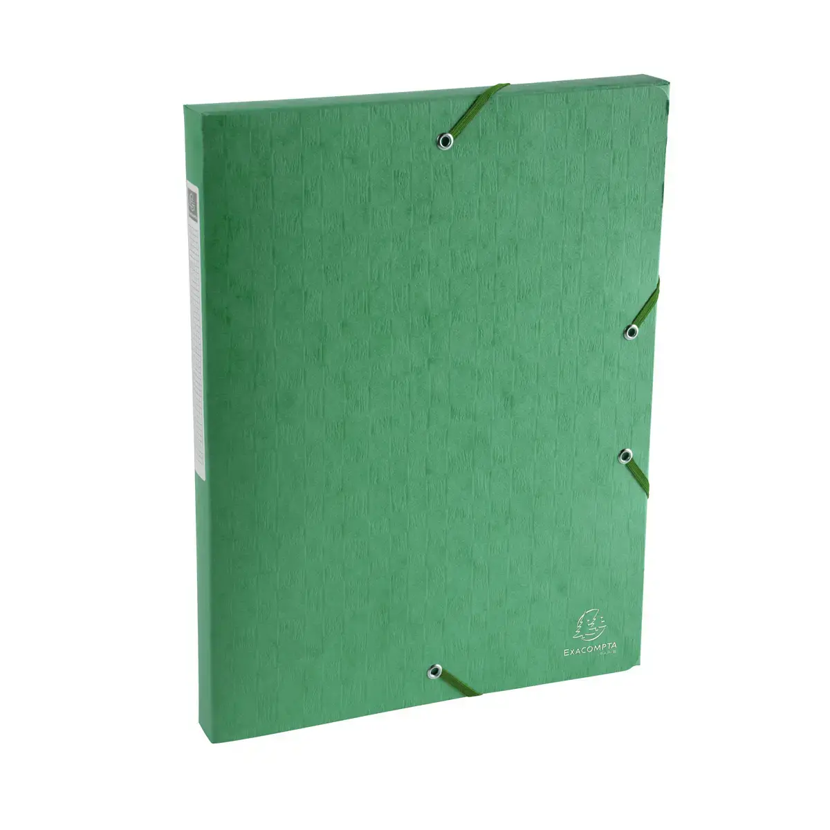 Boite de classement Exabox Dos 25mm Carte lustr&eacute;e Scotten - A4 - Vert - EXACOMPTA 