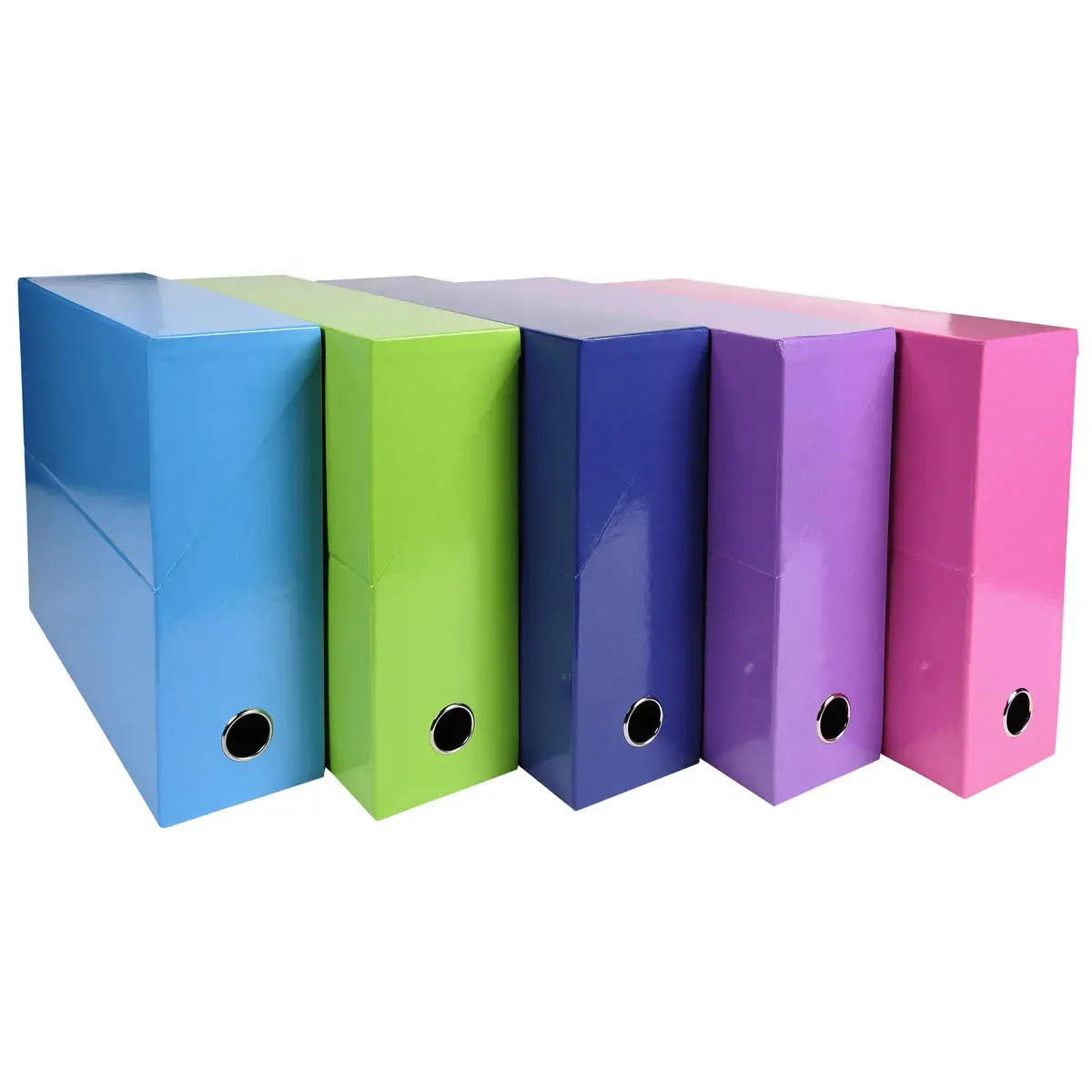 Boîte transfert dos 90 mm Iderama - Couleurs assorties - Exacompta