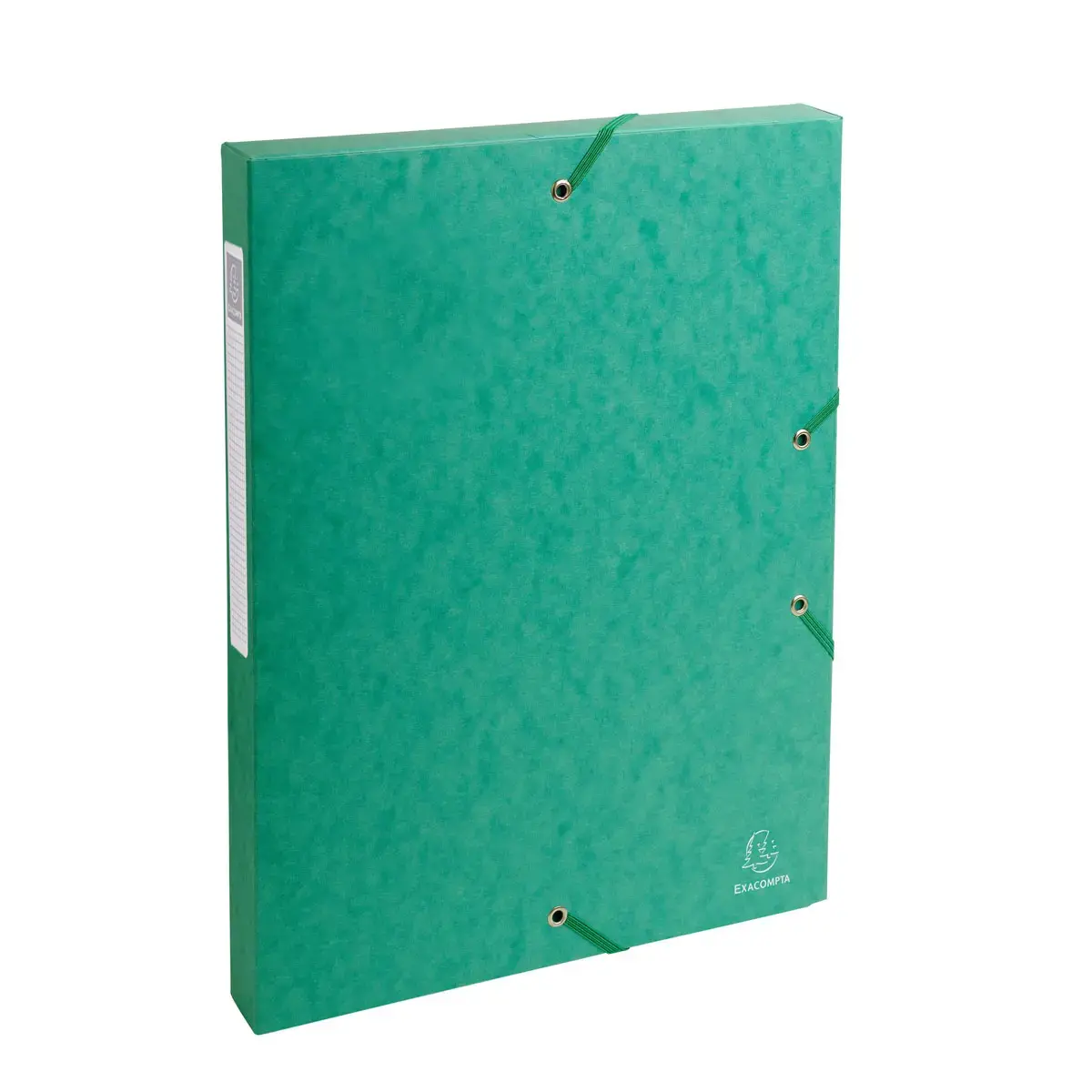 Boite de classement Exabox Dos 25mm Carte lustrée - A4 - Vert - EXACOMPTA
