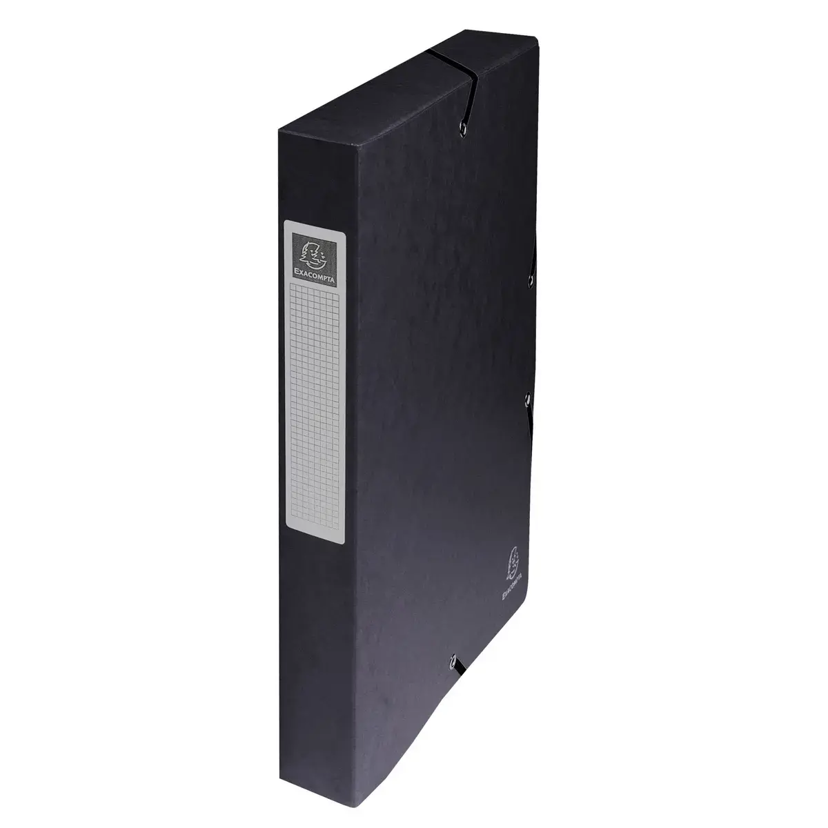 Boite de classement Exabox Dos 40mm Carte lustrée - A4 - Noir - EXACOMPTA