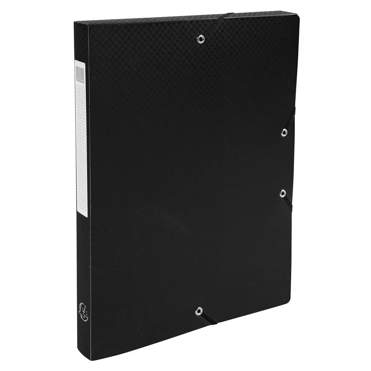 Boite de classement Exabox dos 25mm Polypropylène 7/10e Opak - A4. - Noir - EXACOMPTA