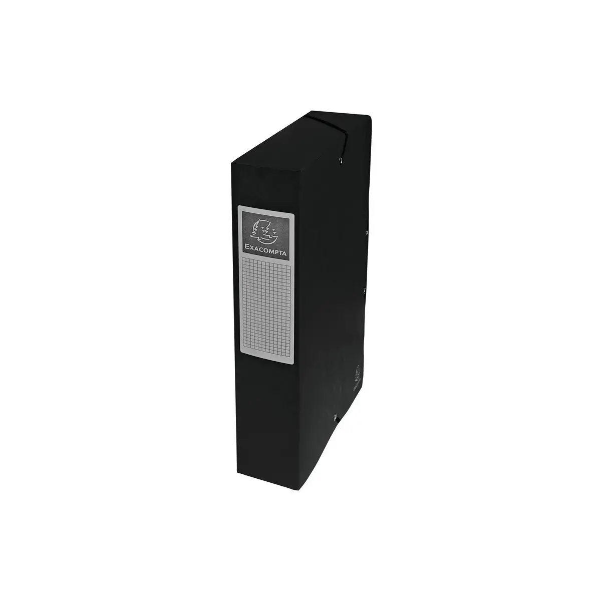 Boîte de classement Exabox Dos 60 mm Carte lustrée - A4 - Noir - Exacompta