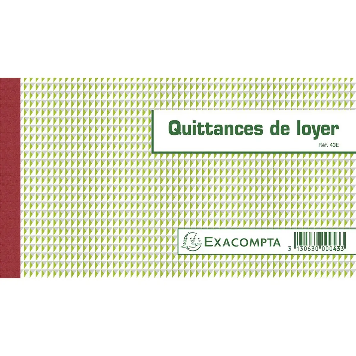 Manifold Quittances de loyer 12,5x21cm 50 feuillets tripli autocopiants - EXACOMPTA