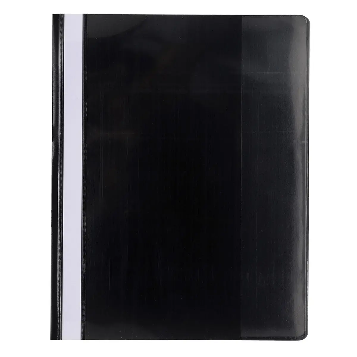 Chemise de pr&eacute;sentation &agrave; lamelles PVC Premium - A4 - Noir - EXACOMPTA 