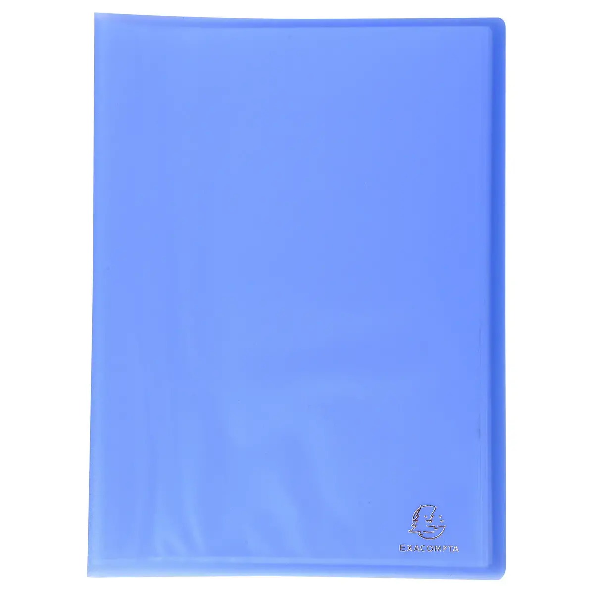 Protège-documents en polypropylène semi rigide Chromaline 80 vues - A4 - Bleu - EXACOMPTA