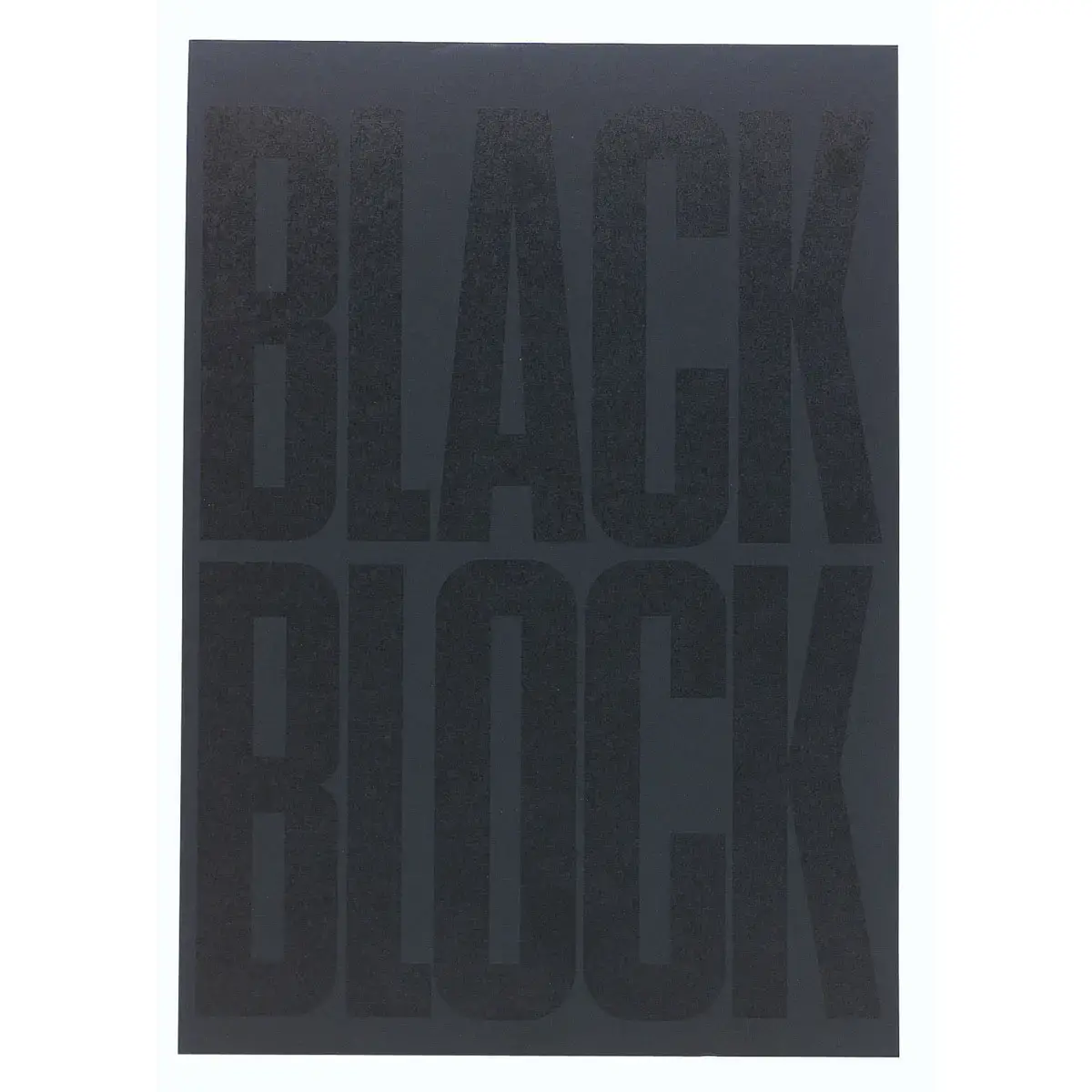 Bloc Black block 29,7x21cm - Papier jaune quadrillé 5x5 - 70 feuillets - Noir - EXACOMPTA