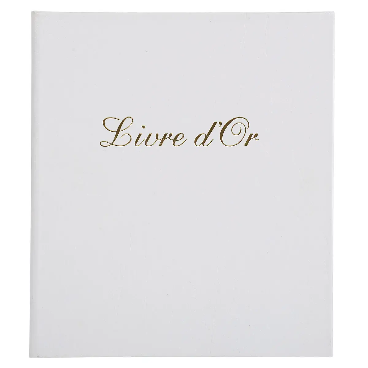 Livre d'or Balacron avec titre 140 pages blanches - 21x19 cm vertical - Couleurs assorties - EXACOMPTA