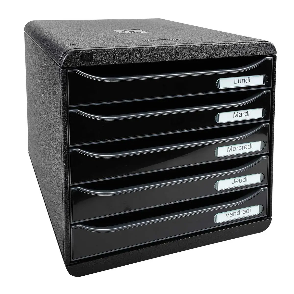 BIG-BOX PLUS - Noir/noir glossy - EXACOMPTA 