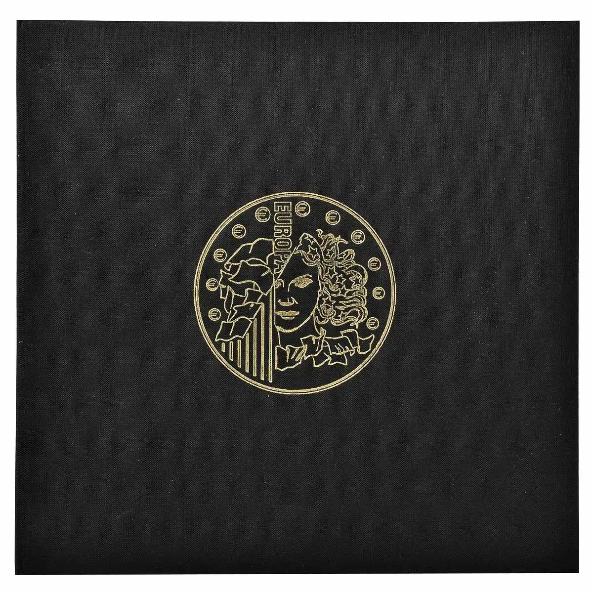 Classeur numismatique + 5 feuilles plastique - 24,5x25 cm - Noir - EXACOMPTA