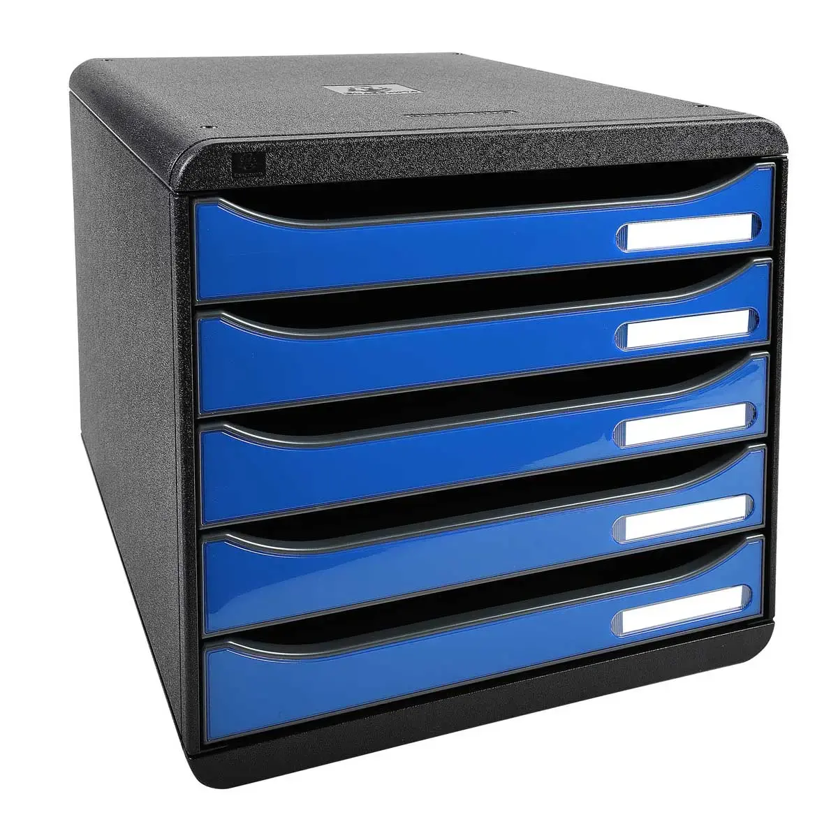 BIG-BOX PLUS - Noir/bleu glac&eacute; glossy - EXACOMPTA 