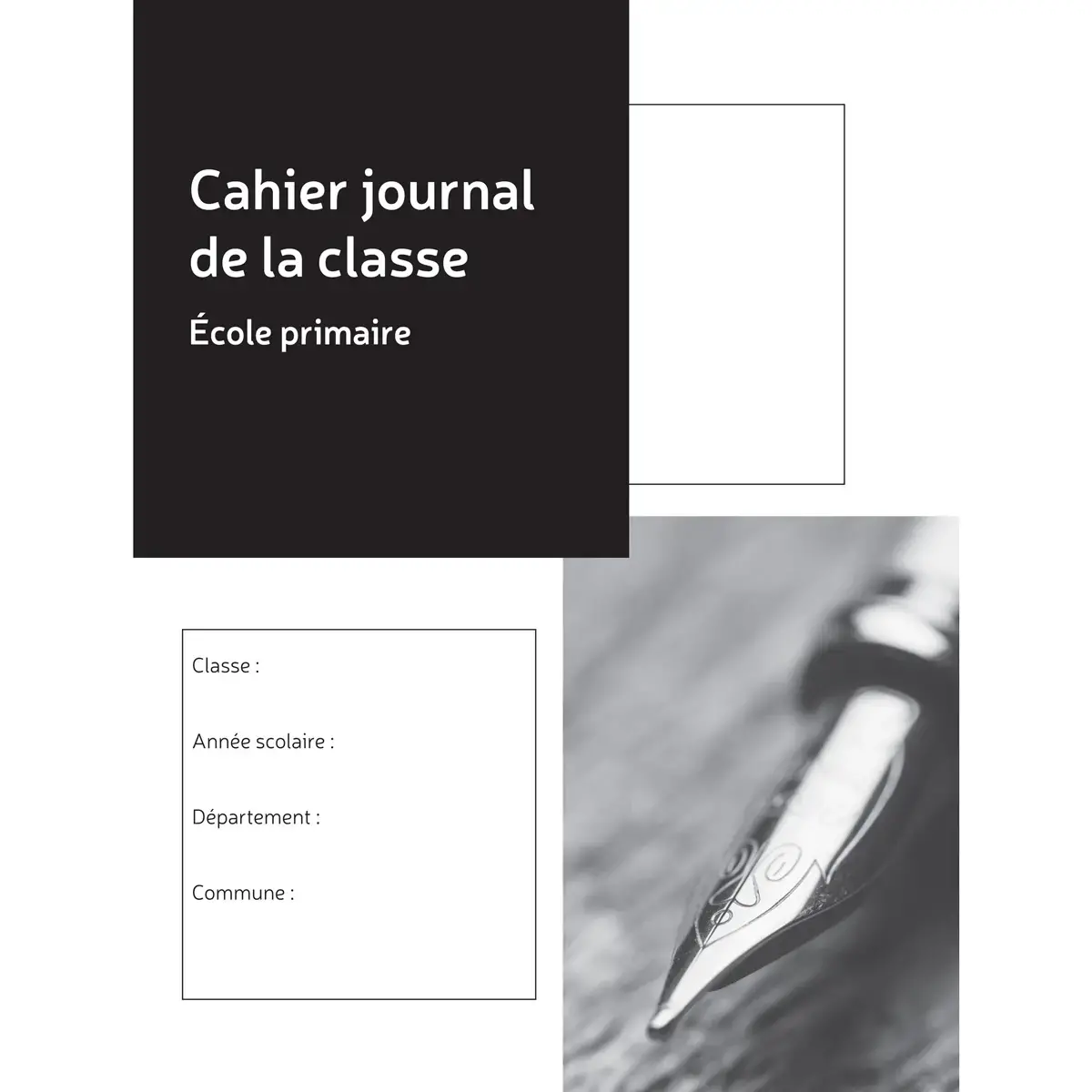 Cahier journal de classe - 32 x 24 cm - 96 pages - FSC® - Le Dauphin