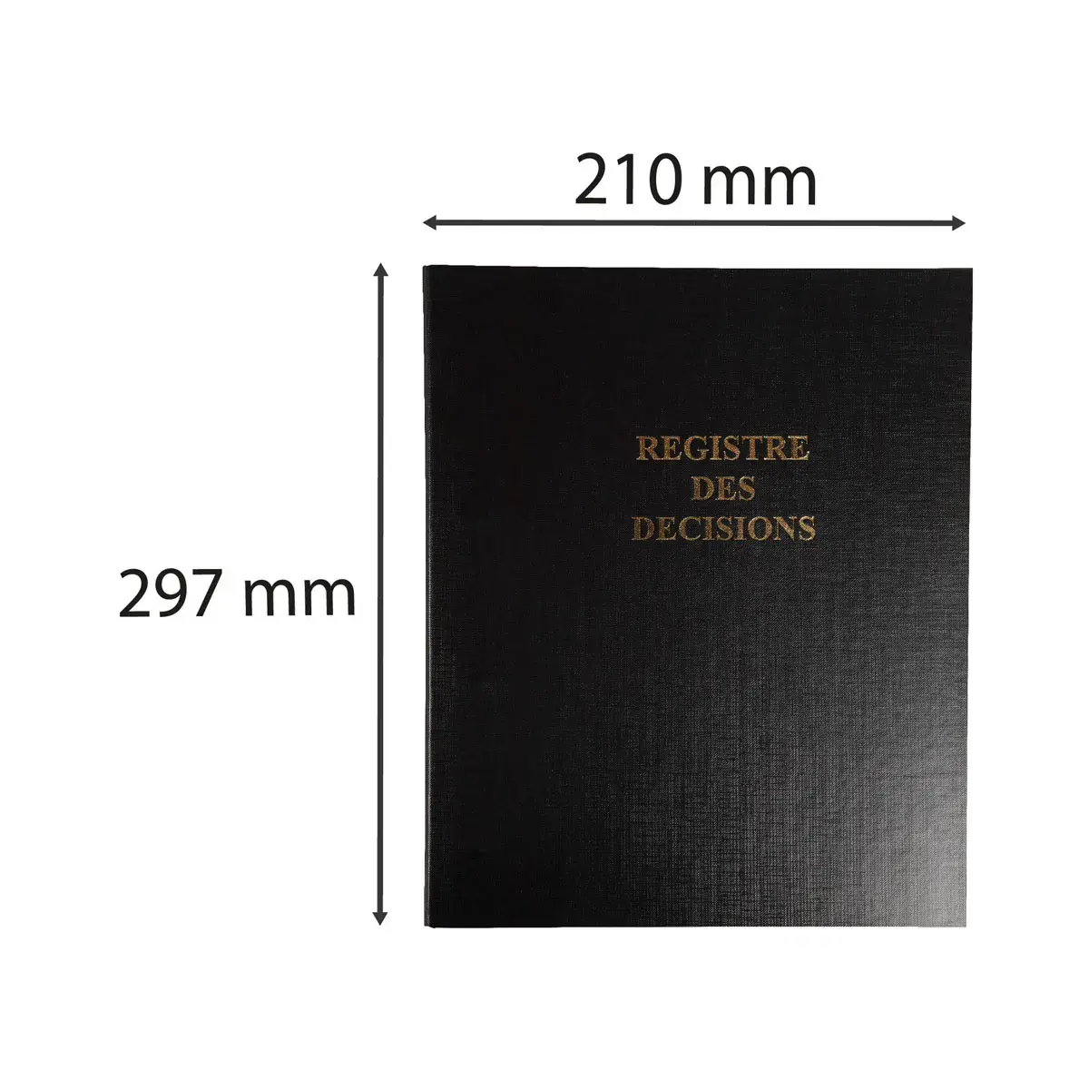 Reliure Registre des d&eacute;cisions avec 100 feuillets 80 g/m&sup2; - A4 - Exacompta 