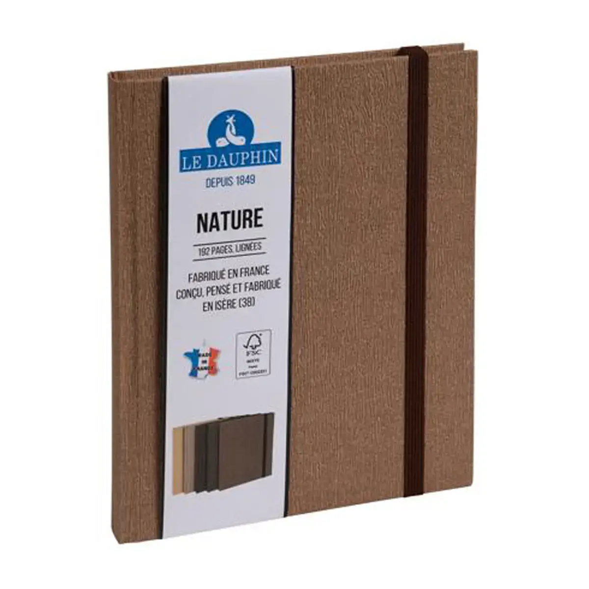 REG NATURE 220x170. 192P LIGNE BRUN FSC®