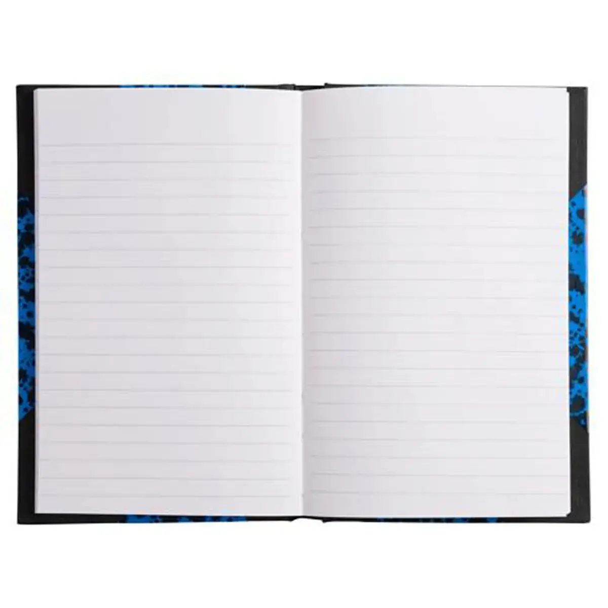 Carnet Marbre ligné - 17 x 11 cm - 192 pages - Bleu - Exacompta