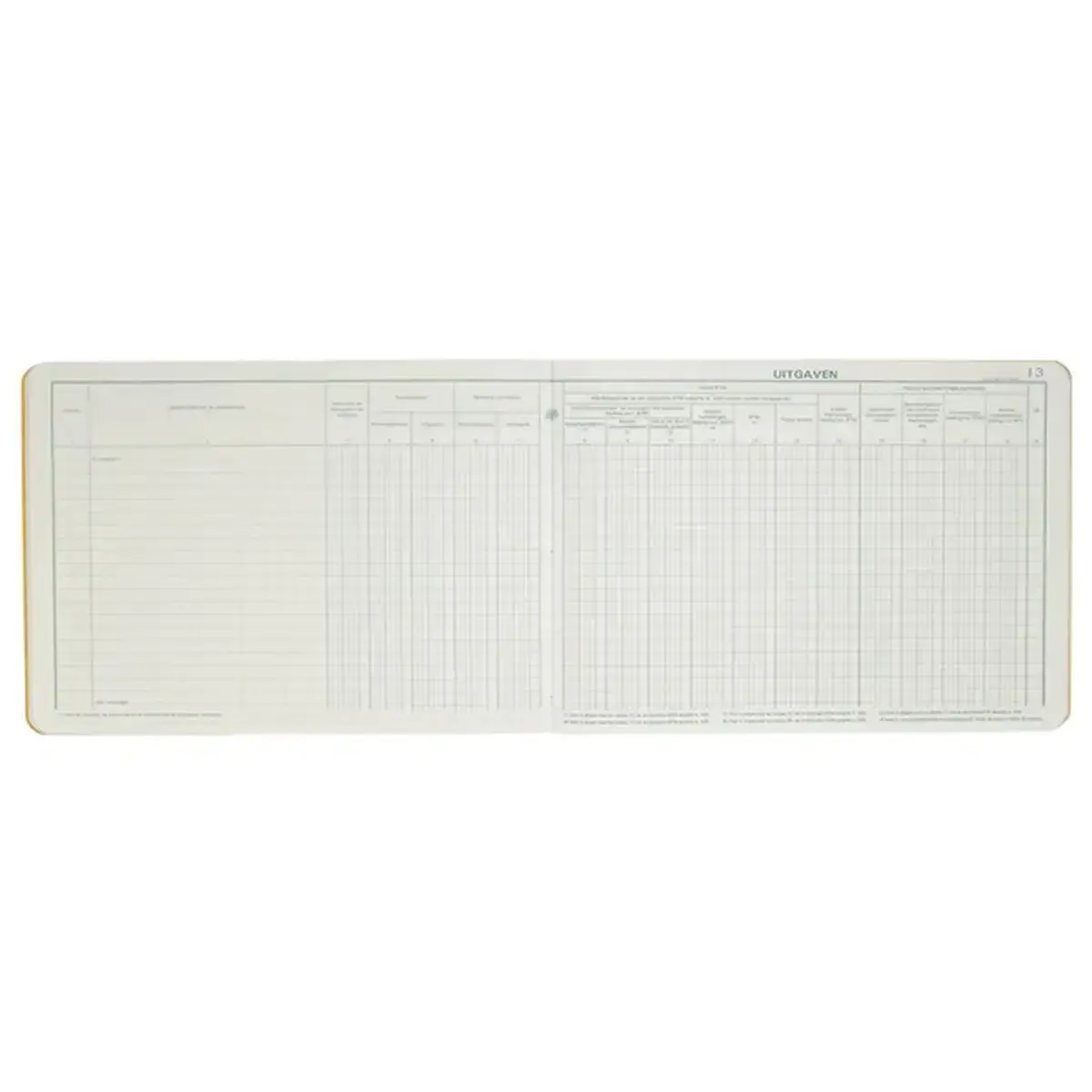 Piq&ucirc;re Recettes-D&eacute;penses avocats (texte n&eacute;erlandais) - 27 x 38 cm - 80 pages - Exacompta 