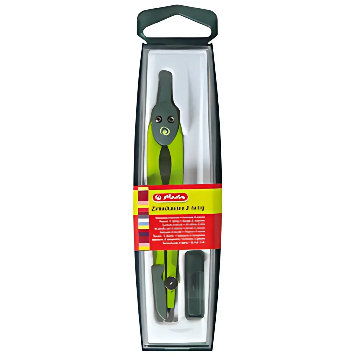 Boîte de compas 2 pièces - Assorti - Herlitz