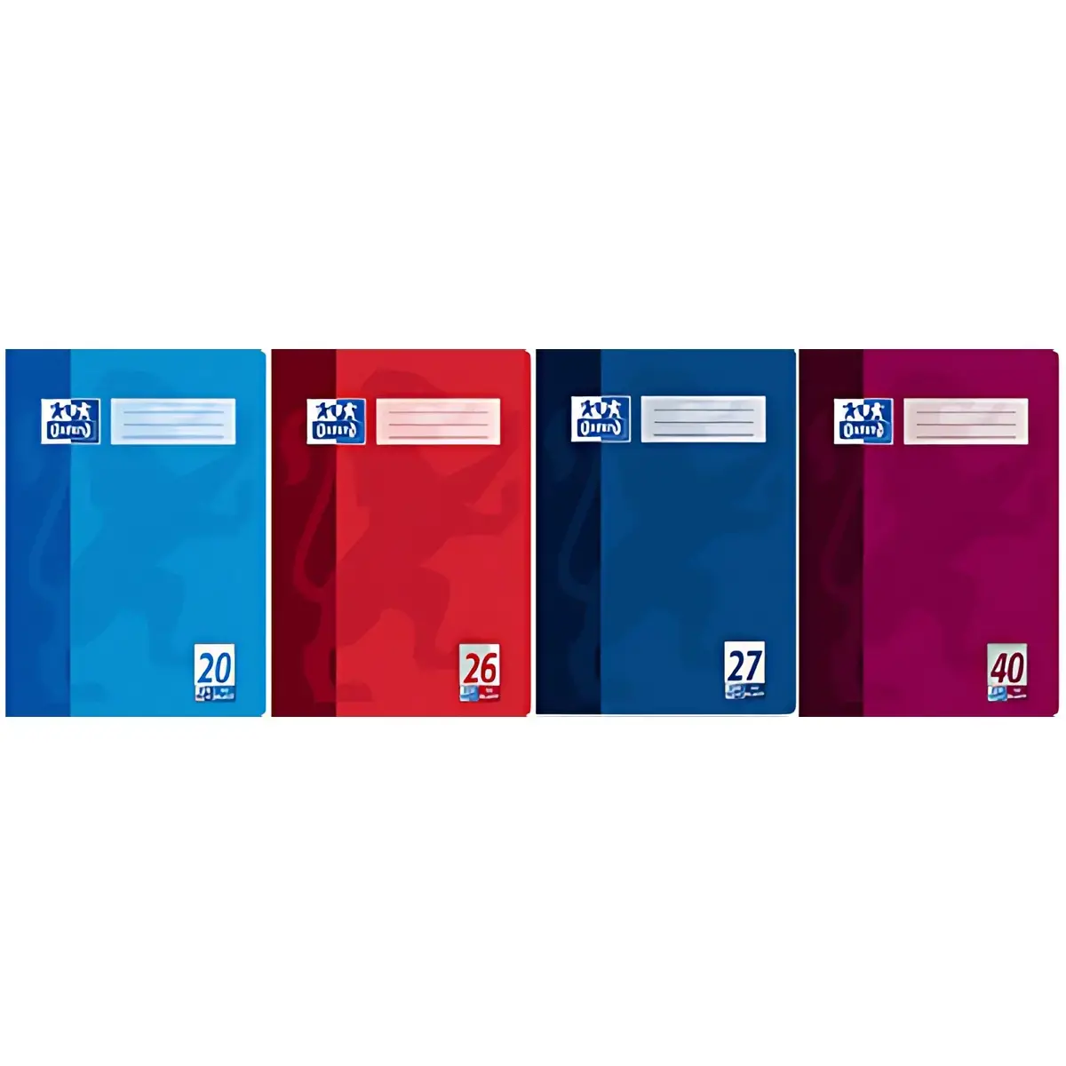 Cahier scolaire - format A4 - linéature 20 / uni - Oxford