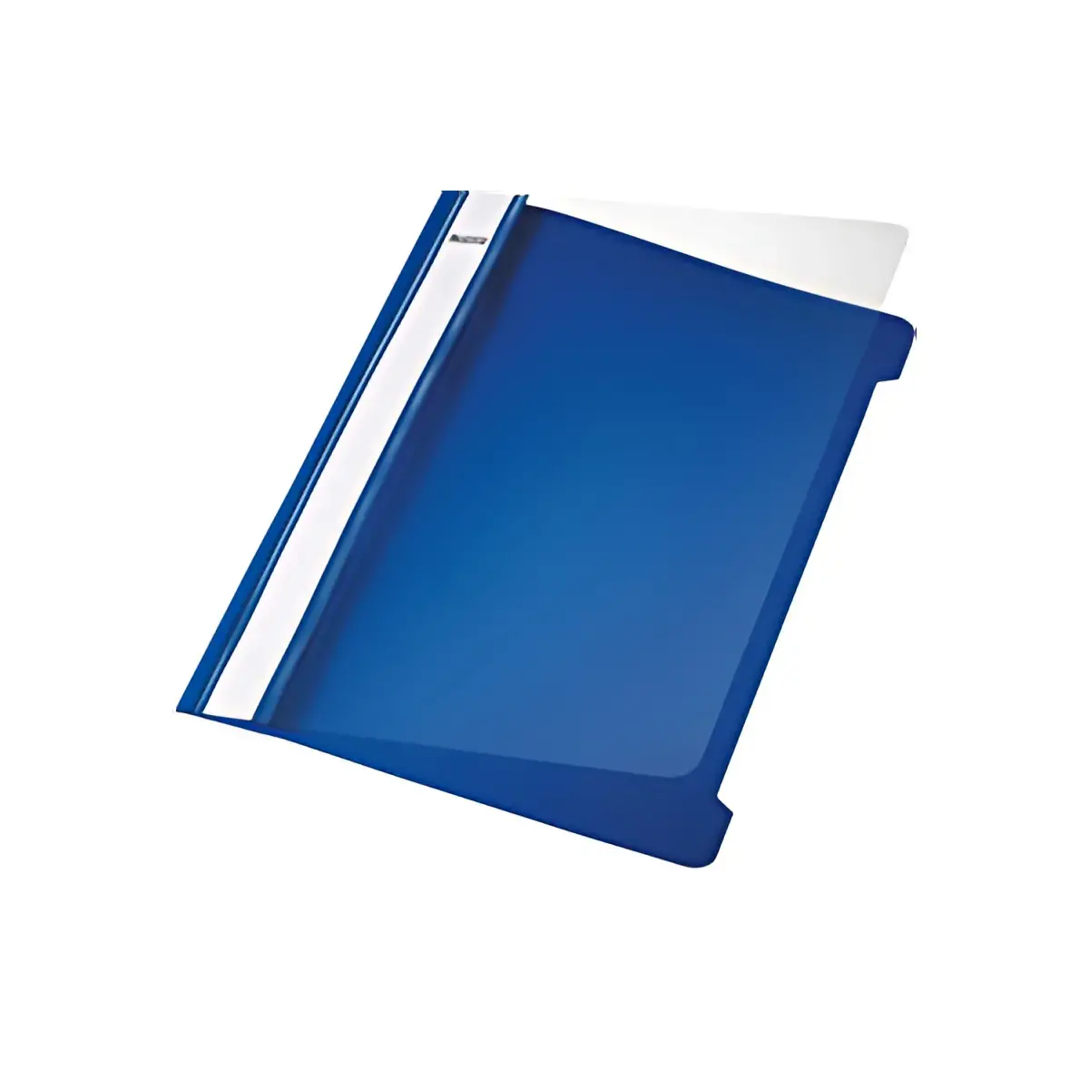 LEITZ Chemise &agrave; lamelle Standard, format A5, en PVC, bleu 