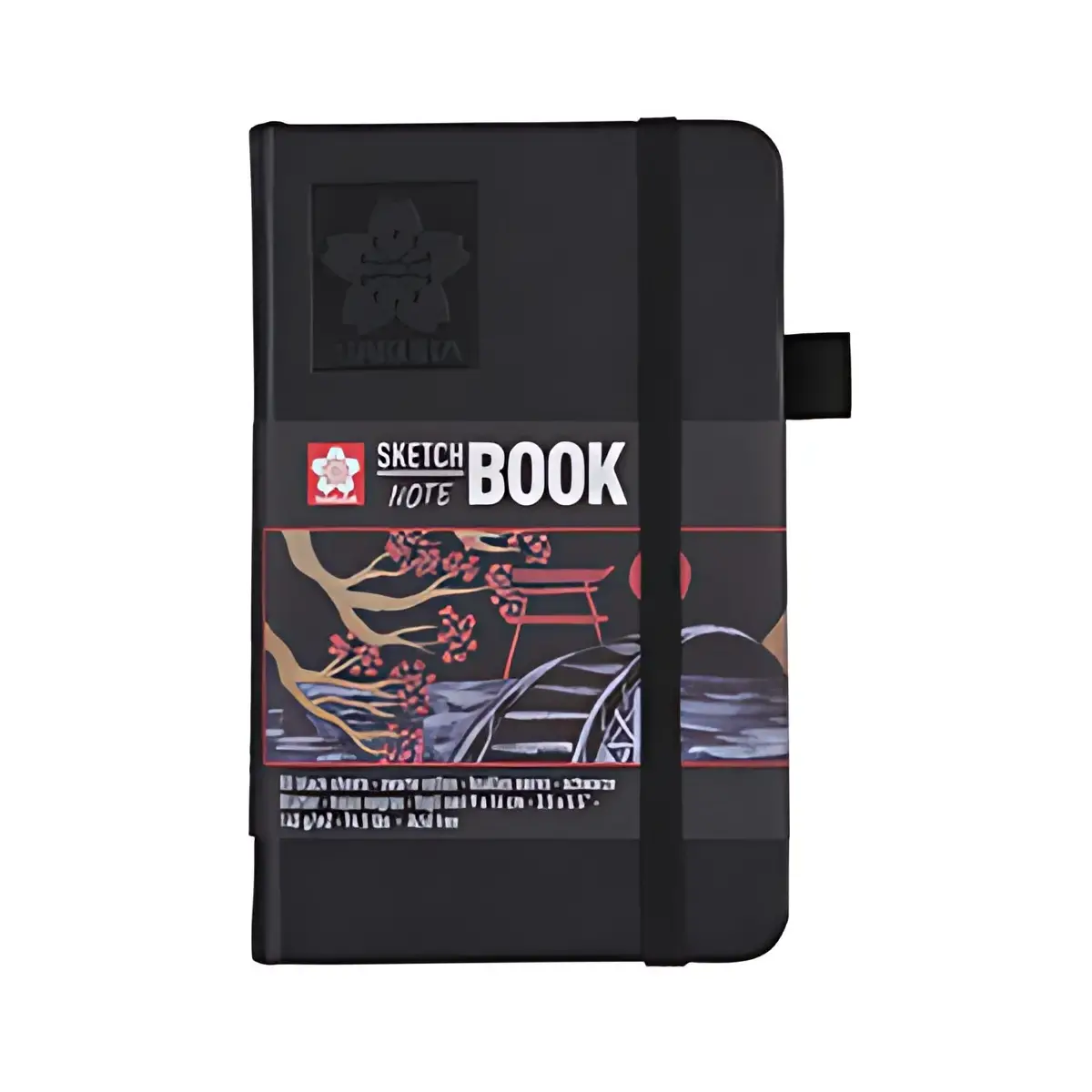 SAKURA Carnet de croquis, 120 x 120 mm, noir