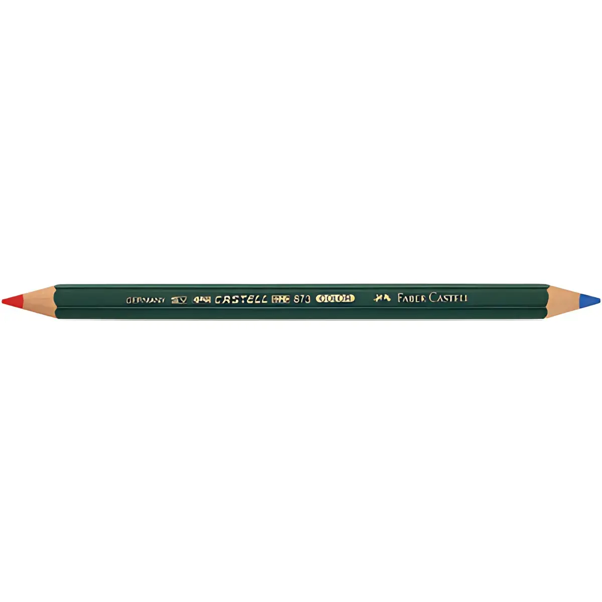 FABER-CASTELL Crayon couleur CASTELL COLOR 873, rouge - bleu