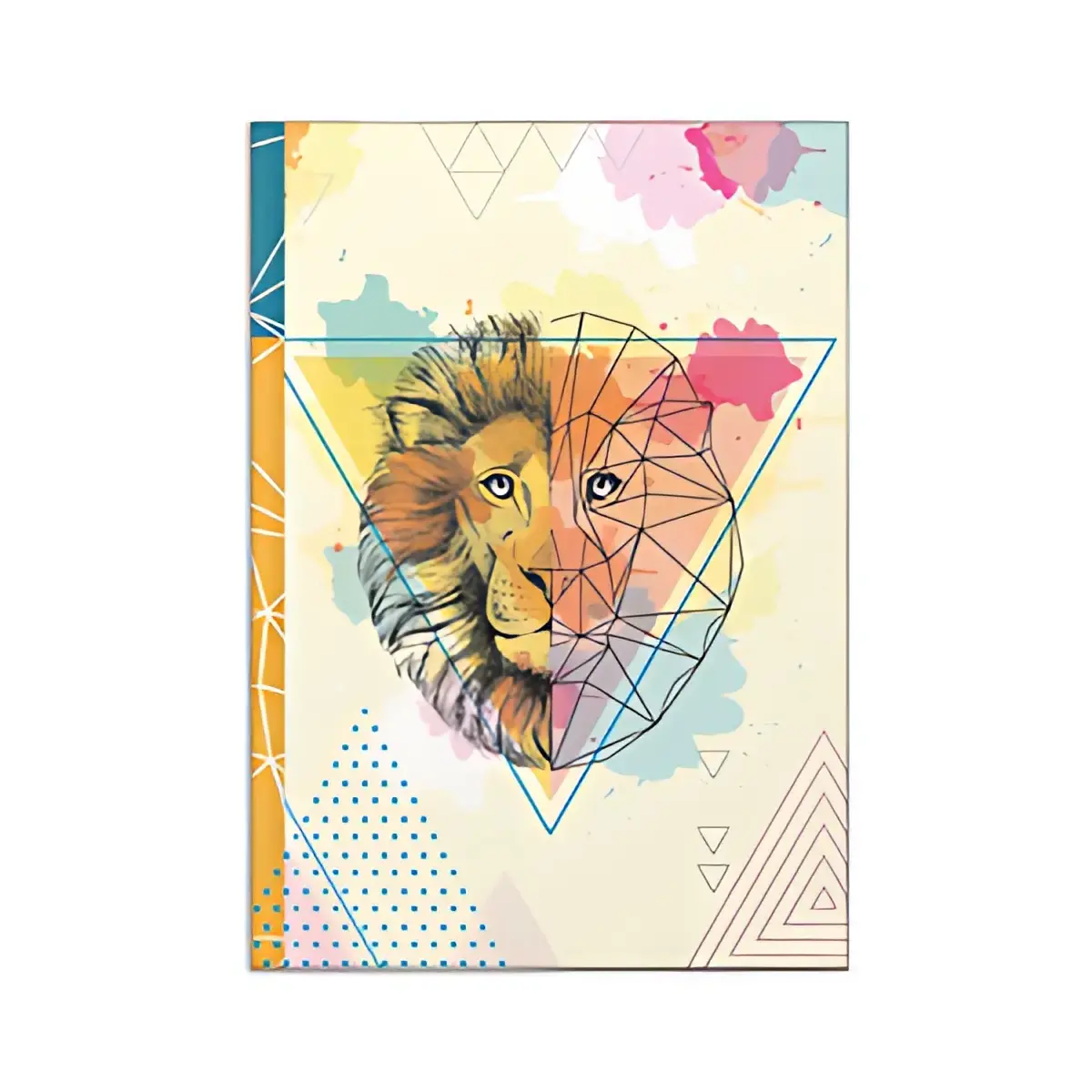 RNK Verlag Carnet de notes 'Lion', A4, 96 feuilles, uni