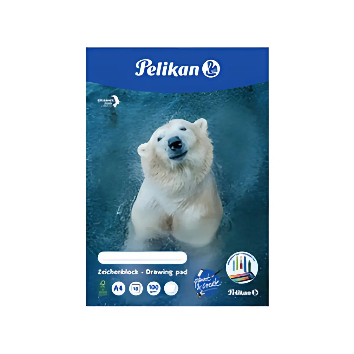 Pelikan Bloc &agrave; dessin C 4/20, A4, 100 g/m2, 20 feuilles 
