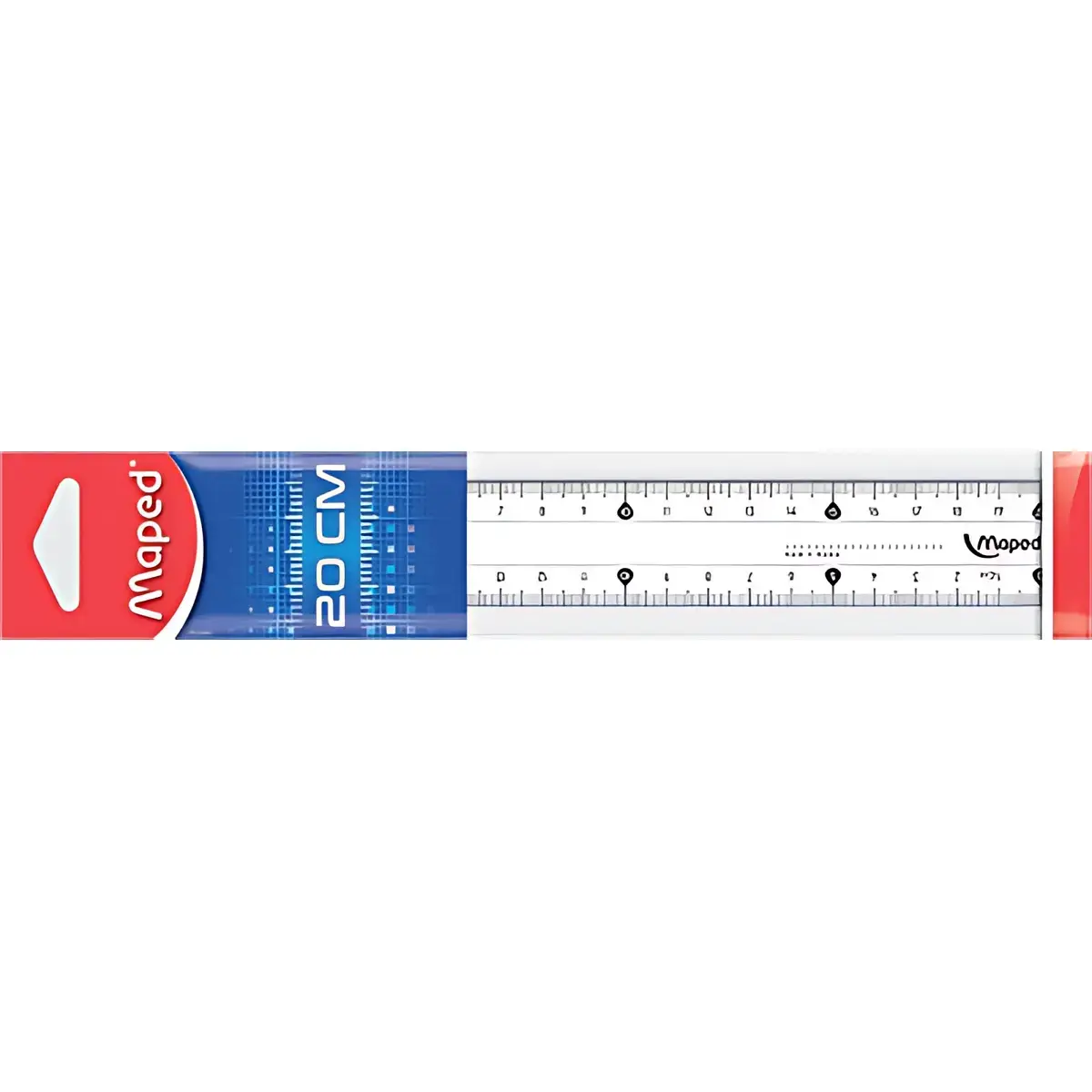 MAPED Règle plate Start 146, 200 mm, en plastique, avec